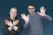 Bild aus dem DGS-Video mit Uwe und Kristin