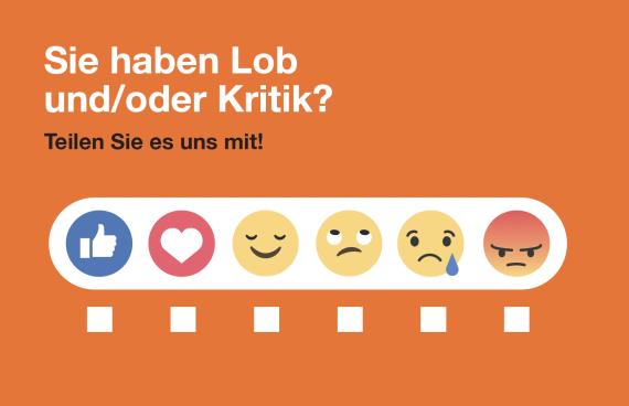 Feedback-Grafik mit Emilies zum Ankreuzen